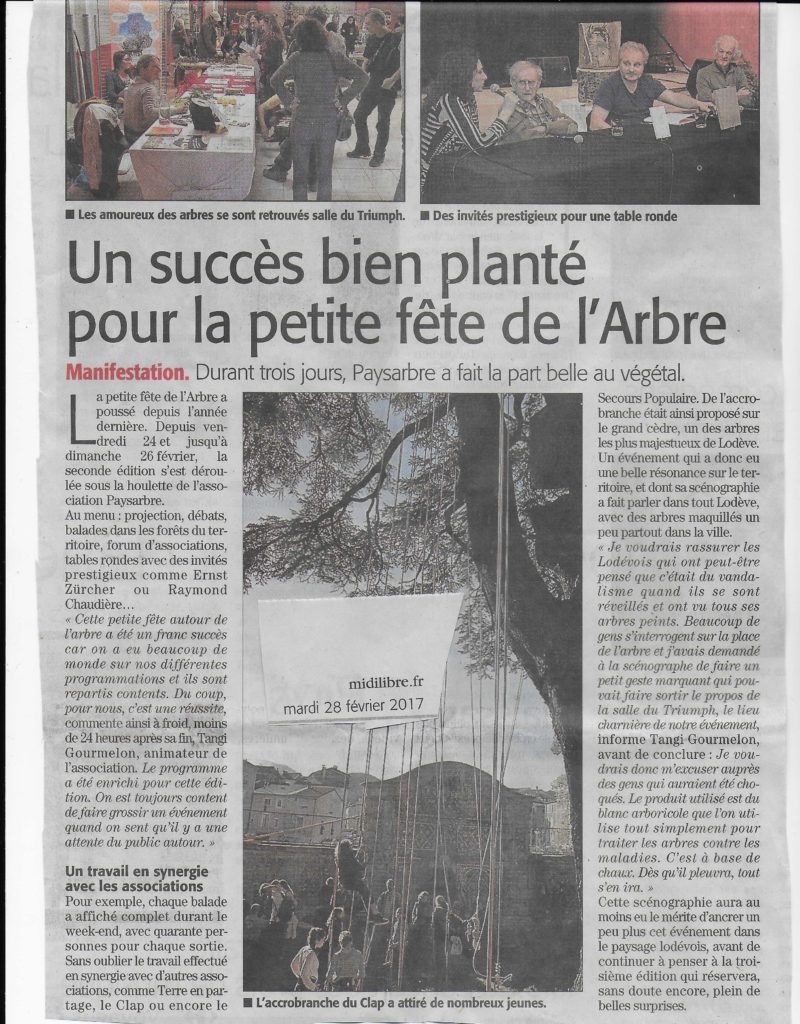 Fete de l'arbre midi libre